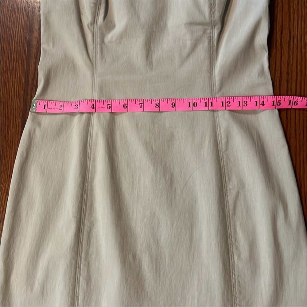 Smart Set | Women’s Size 7 Elegant Cream Sleeveless Midi Dress (Has Stretch!) - Picture 7 of 9